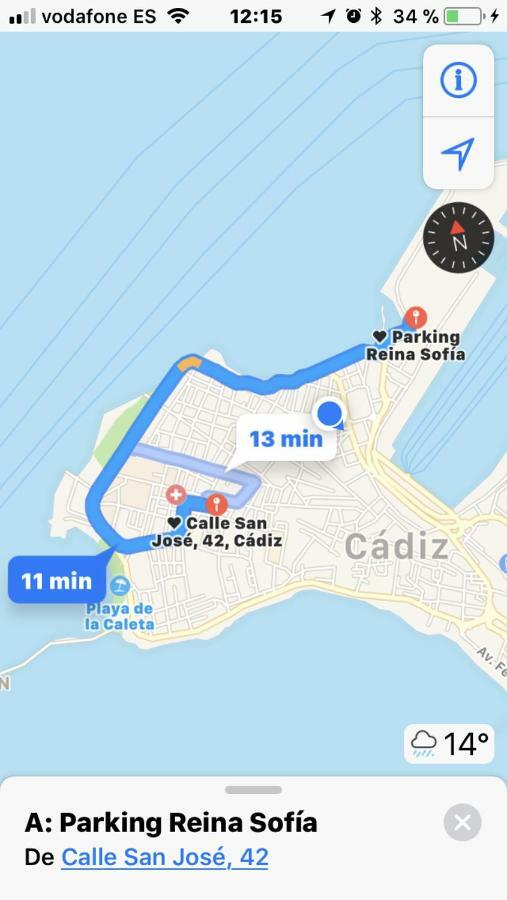 Apartamento San Felipe Neri Lejlighed Cádiz Eksteriør billede